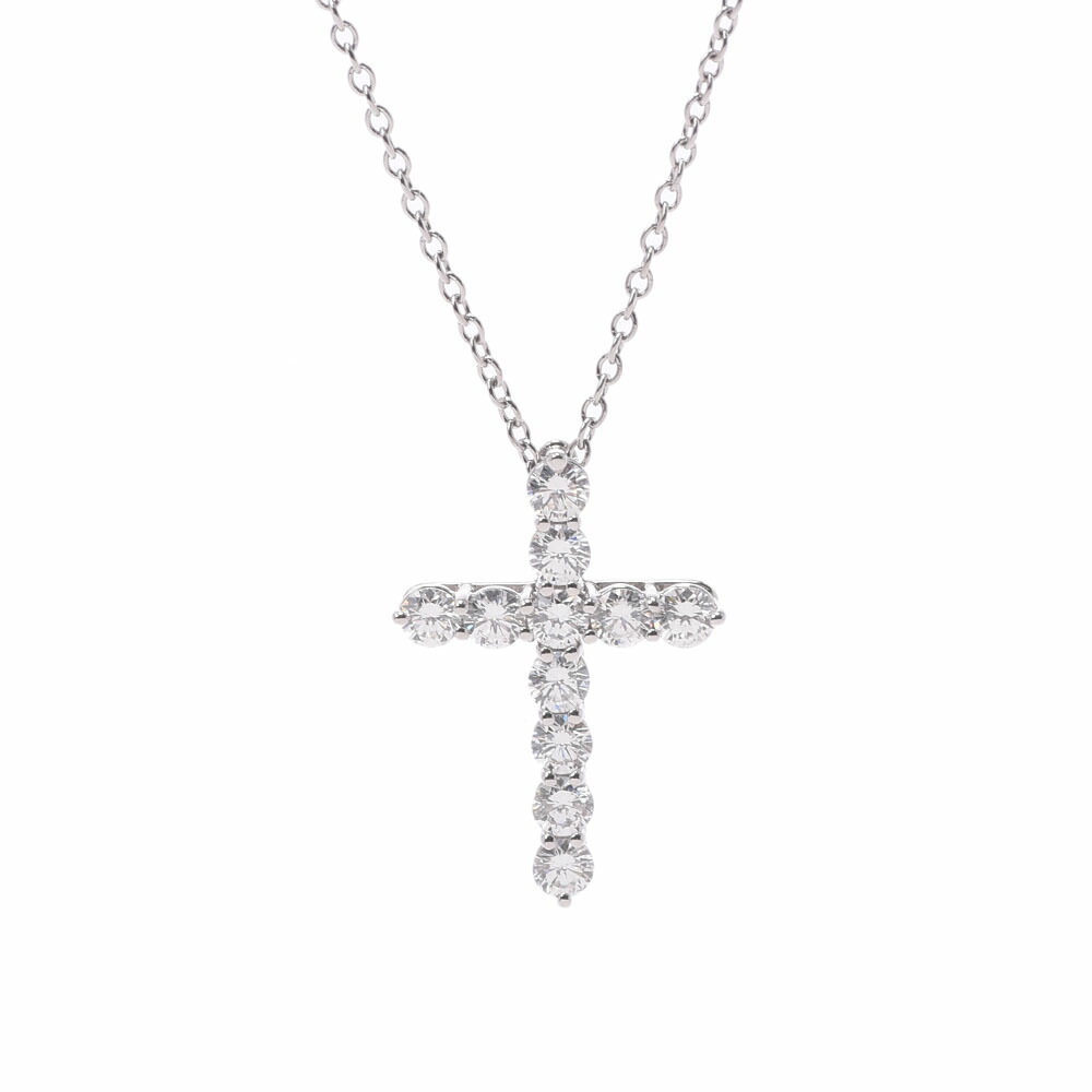 TIFFANY Cross Diamond Necklace
